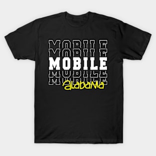 Mobile city Alabama Mobile AL T-Shirt